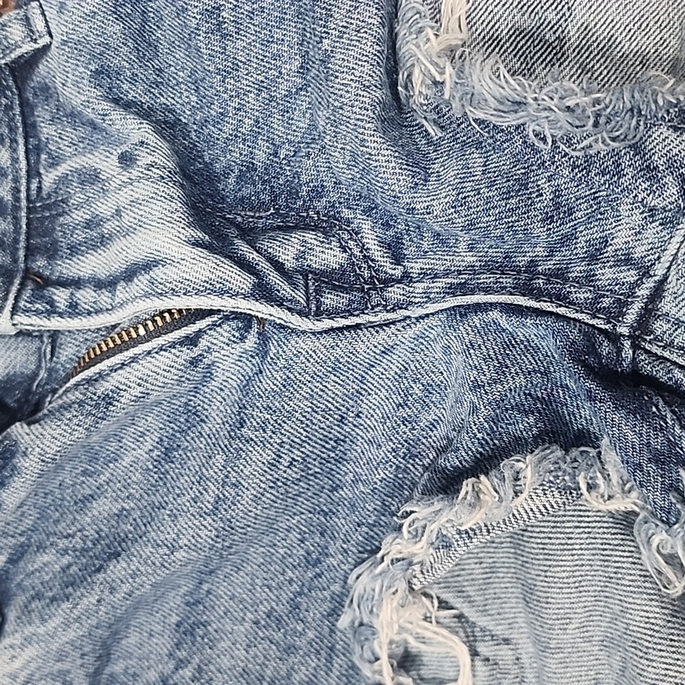 PacSun Blue Jean Shorts Distressed Casual. 25 - Picture 8 of 8